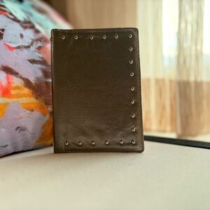 Studded Leather Passport Holder (free with backpack purchase)